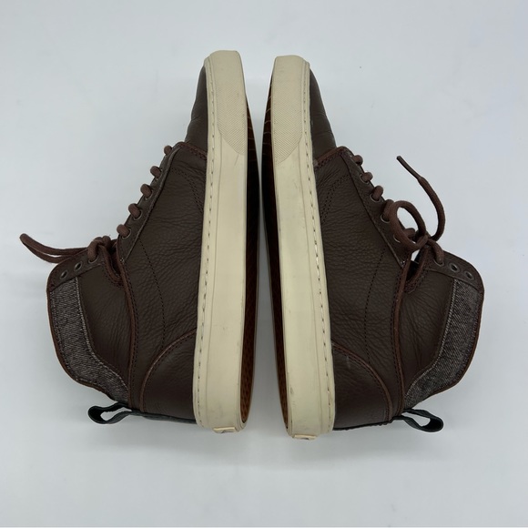 Vans Ultra Cush Leather High Top Sneakers - Picture 16 of 16